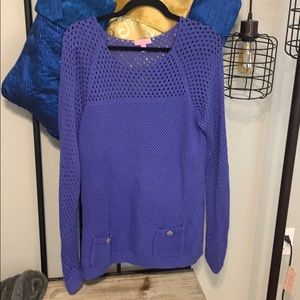 Lilly Pulitzer Purple Sweater